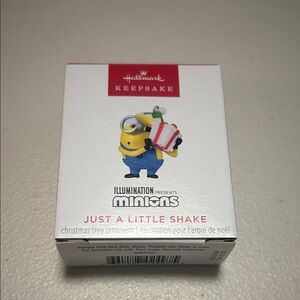 Hallmark Keepsake Minion Ornament with Red and Yellow